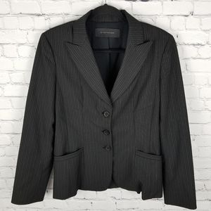 ELIE TAHARI | three button pinstripe blazer